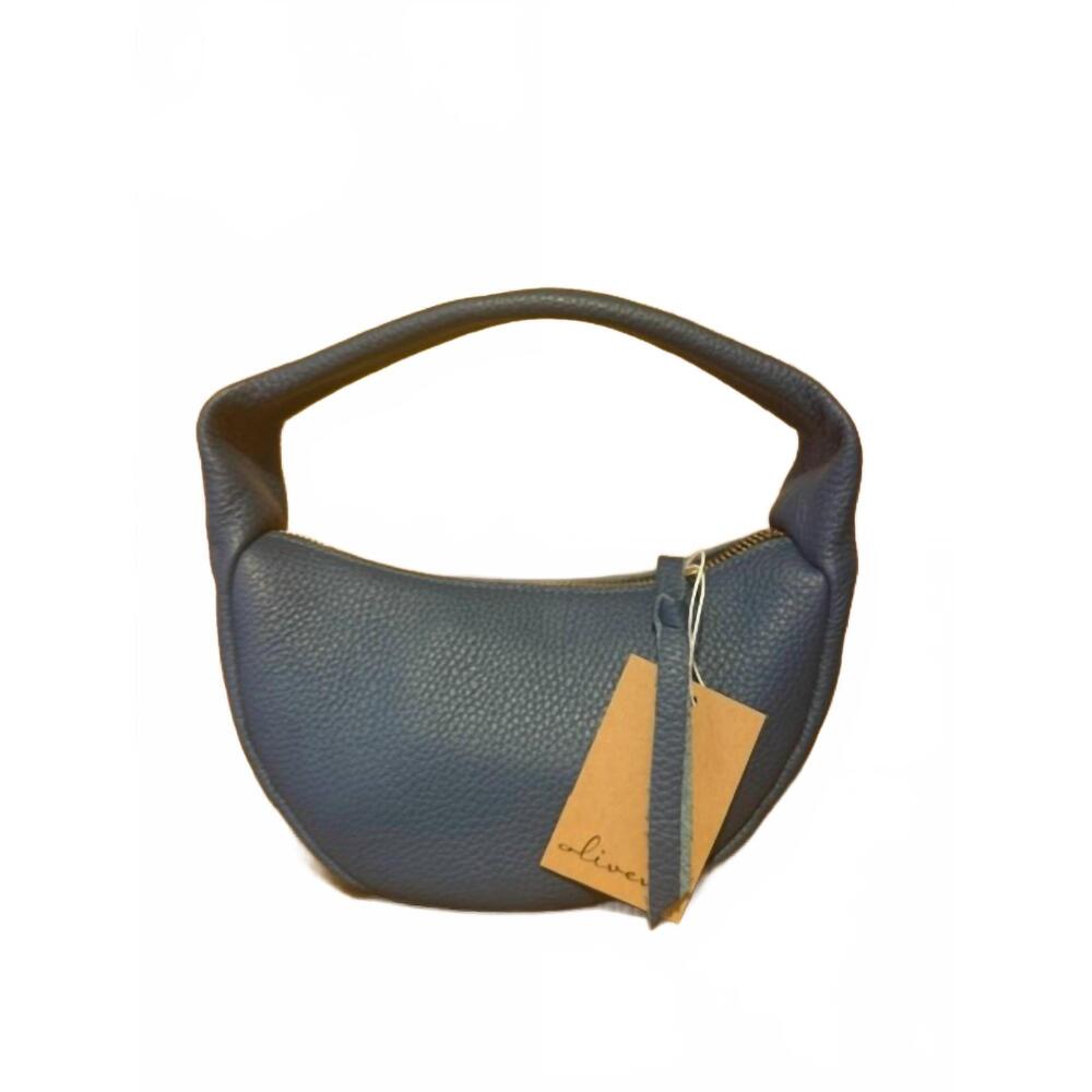 NEW OLIVEVE celeste baguette bag in mykonos